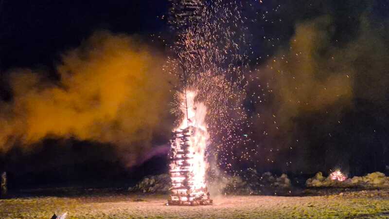 Funken in Klösterle